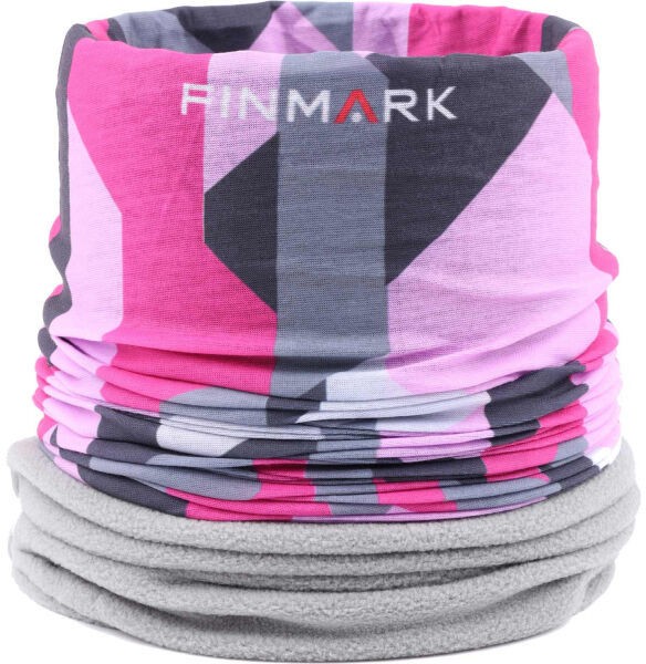 Finmark FSW-123 Multifunkcionális kendő, rózsaszín, méret UNI