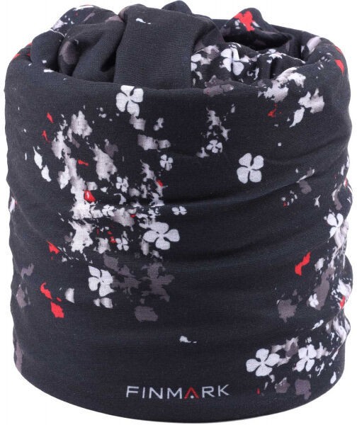 Finmark FSW-106 Multifunkcionális kendő, fekete, méret UNI