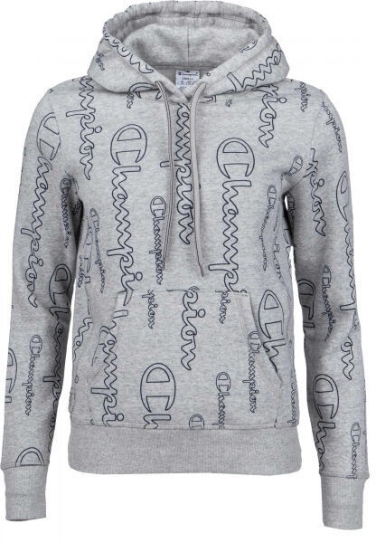 Champion HOODED SWEATSHIRT Női pulóver, szürke, méret