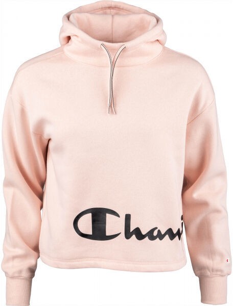 Champion HOODED SWEATSHIRT Női pulóver, rózsaszín, méret