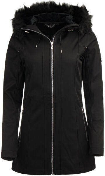 ALPINE PRO BLYTHA Női softshell kabát, fekete, méret