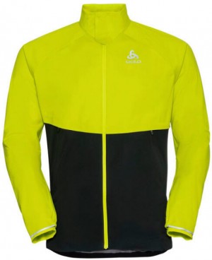 Odlo ZEROWEIGHT PRO WARM Férfi kabát, fényvisszaverő neon, méret galéria