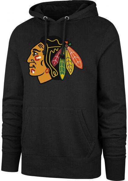 47 NHL CHICAGO BLACKHAWKS IMPRINT BURNSIDE HOOD Férfi pulóver, fekete, méret