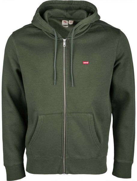 Levi's® CORE NG ZIP UP Férfi pulóver, khaki, méret