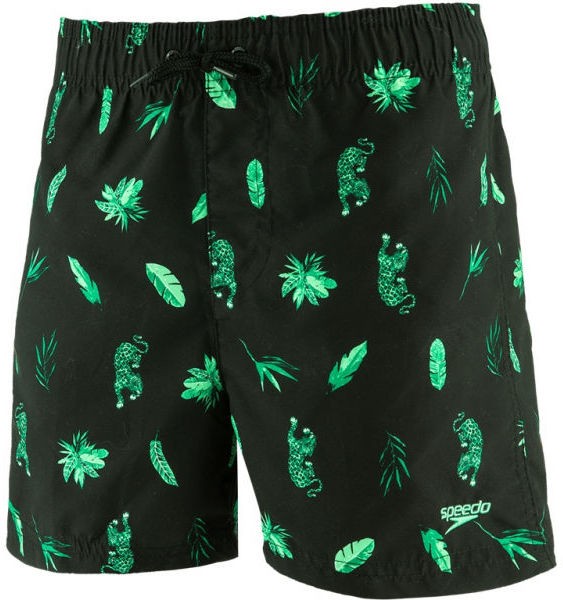 Speedo JUNGLEROAR ALLOVER Fiú fürdőnadrág, fekete, veľkosť L