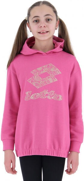 Lotto SMART G III SWEAT MID HD FL Lány pulóver, rózsaszín, veľkosť XS