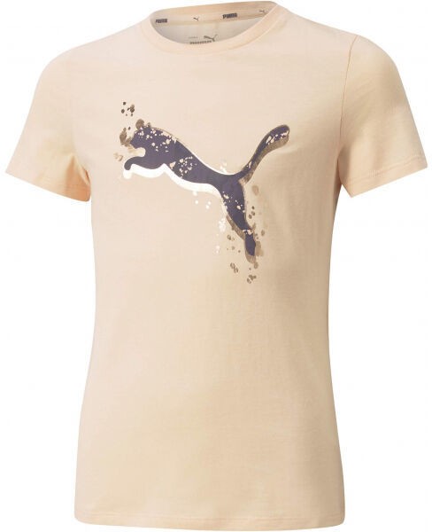 Puma ALPHA TEE G Lány póló, rózsaszín, méret