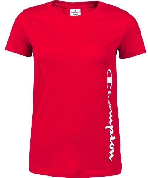 Champion CREWNECK T-SHIRT Női póló, piros, veľkosť S
