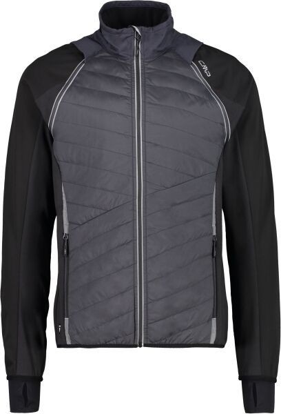 CMP MAN JACKET Férfi hibrid dzseki, fekete, méret