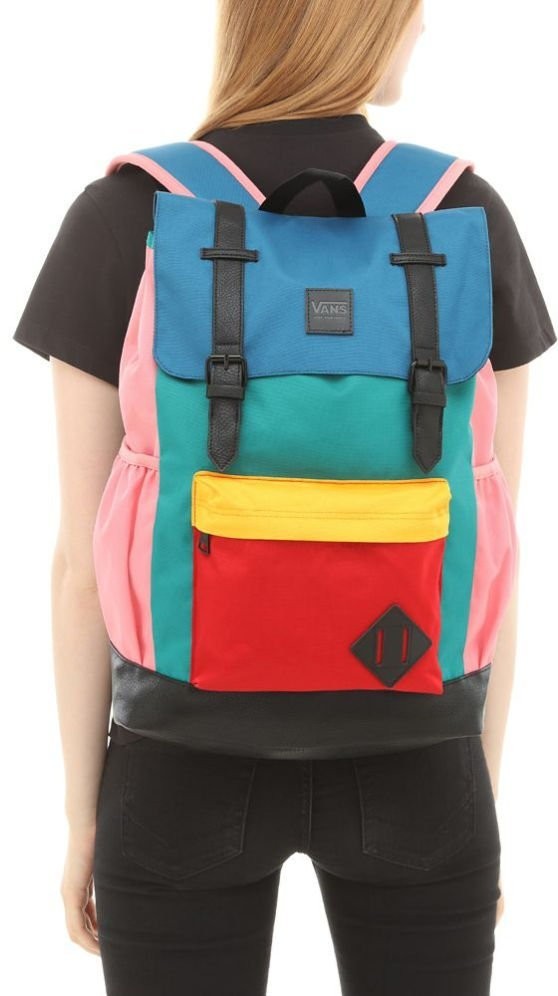Vans WM CROSSTOWN BACKPACK Hátizsák - Zelená