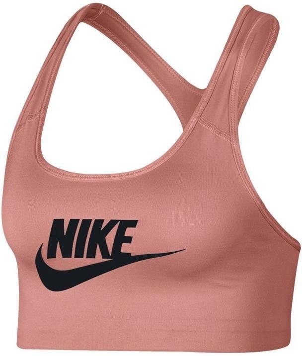 Nike SWOOSH FUTURA BRA Melltartó - Rózsaszín - XS