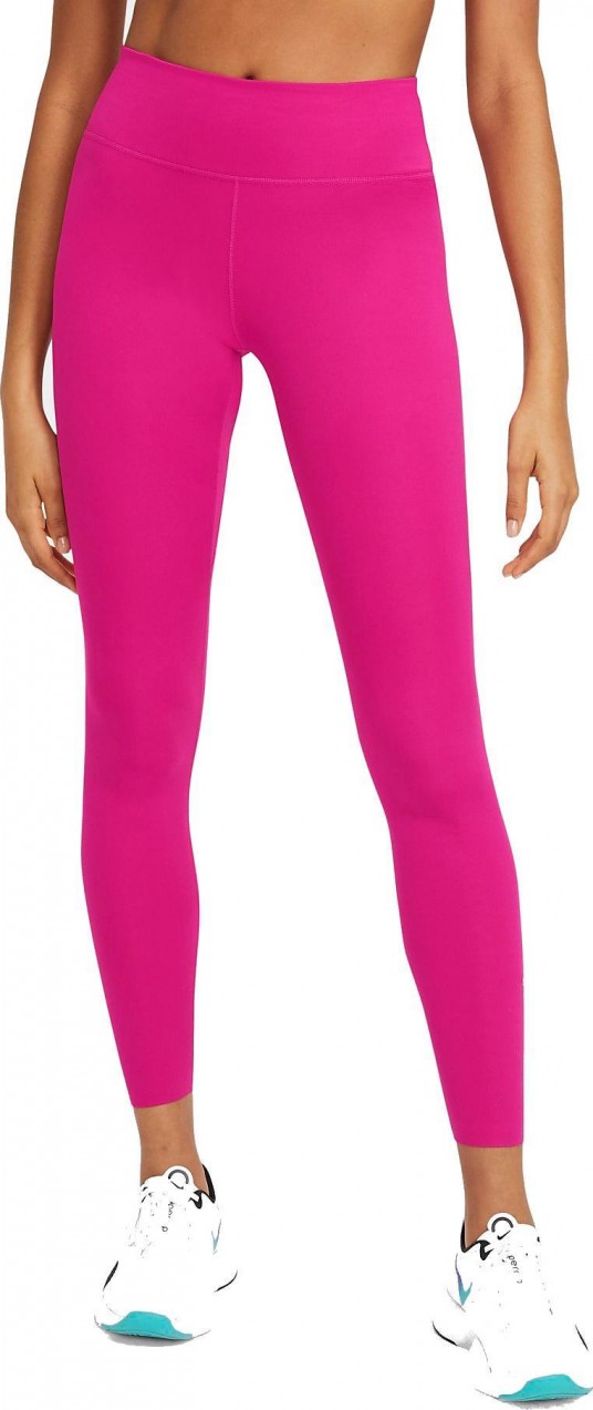 Nike W ONE LUXE MR TIGHT Bokavédő - Rózsaszín - M