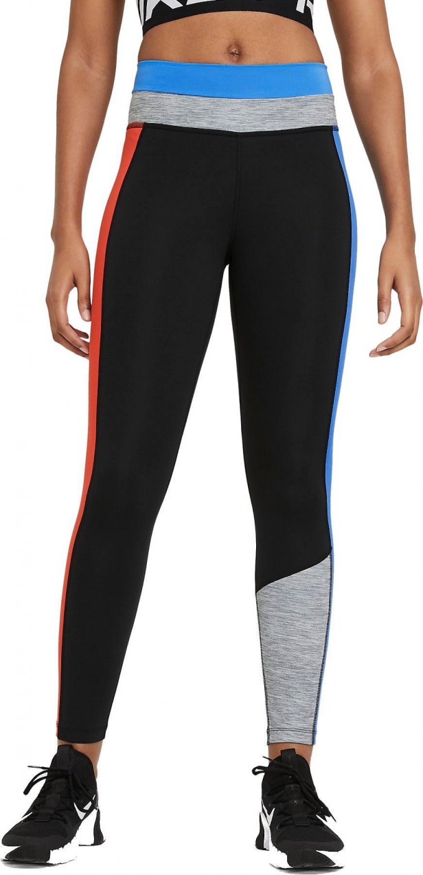 Nike W ONE CLRBK 7/8 TIGHT Bokavédő - Fekete - XS