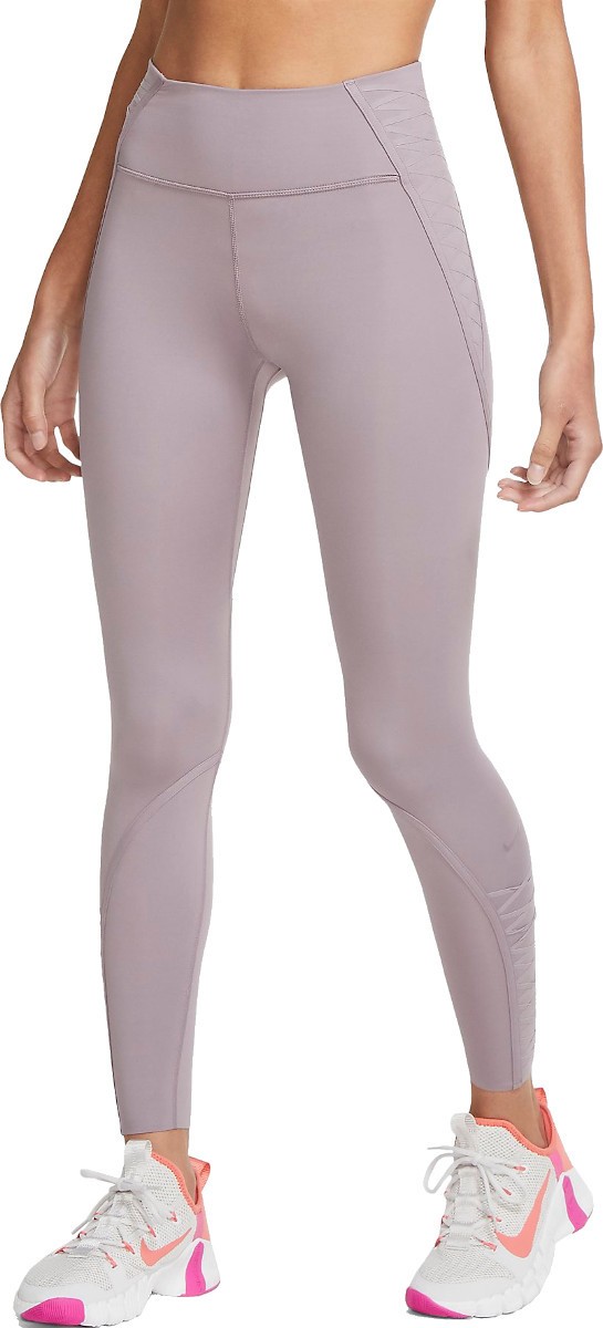 Nike W ONE LUX 7/8 LACING TGHT Bokavédő - Lila - XL