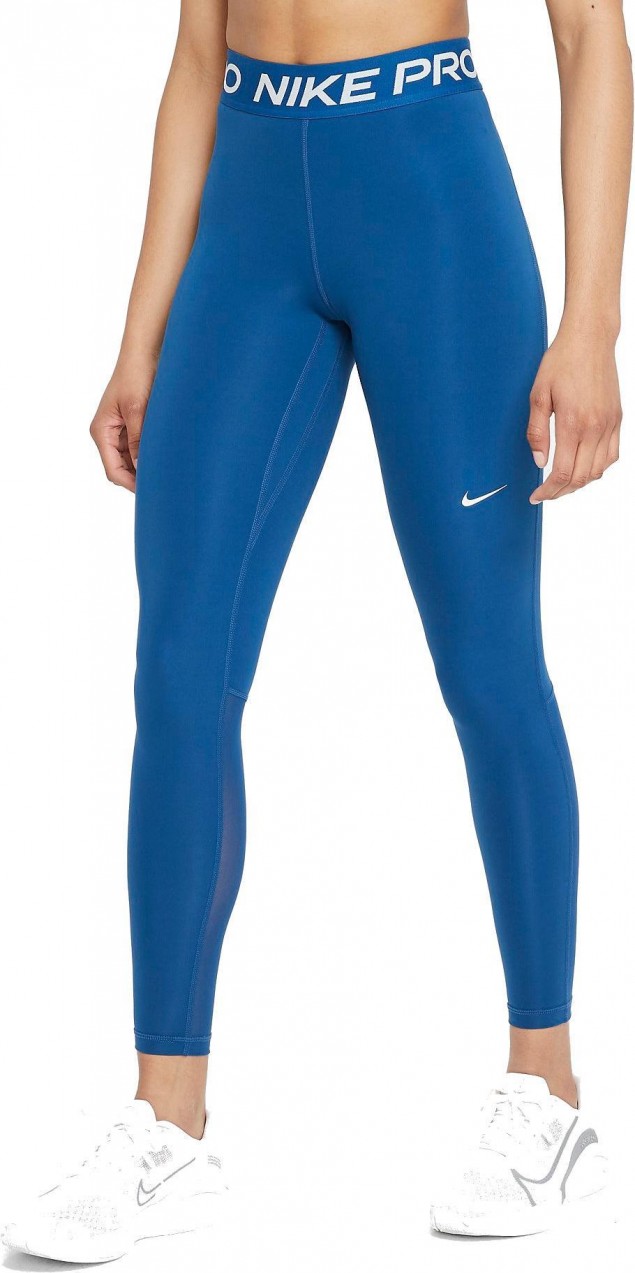 Nike W NP 365 TIGHT Bokavédő - Kék - L