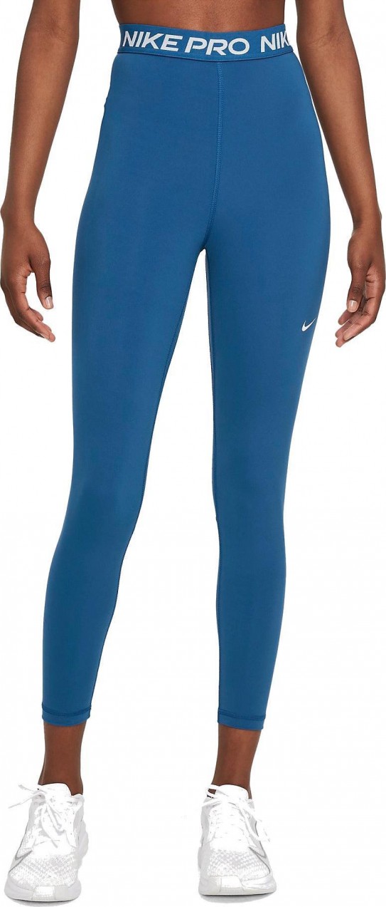 Nike Pro 365 Women s High-Rise 7/8 Leggings Bokavédő - Kék - M
