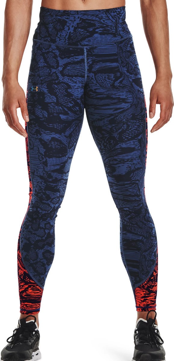 Under Armour UA Rush Legging 6M Novelty Bokavédő - Kék - XL