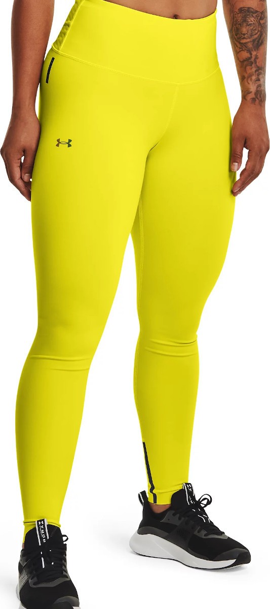 Under Armour UA Rush Legging Q3 CL Bokavédő - Borostyán - M