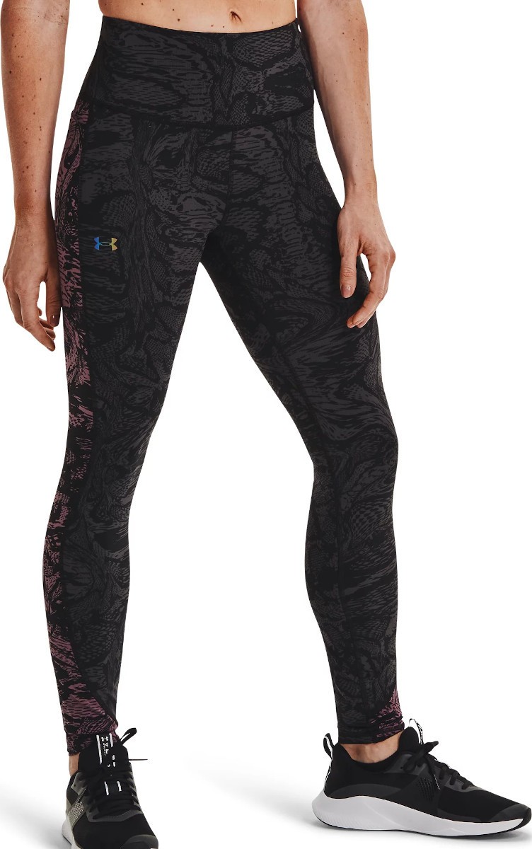 Under Armour UA Rush Legging 6M Novelty Bokavédő - Fekete - L