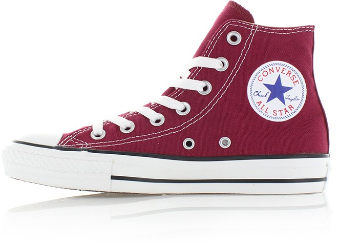 Bordó női magas tornacipő Chuck Taylor All Star