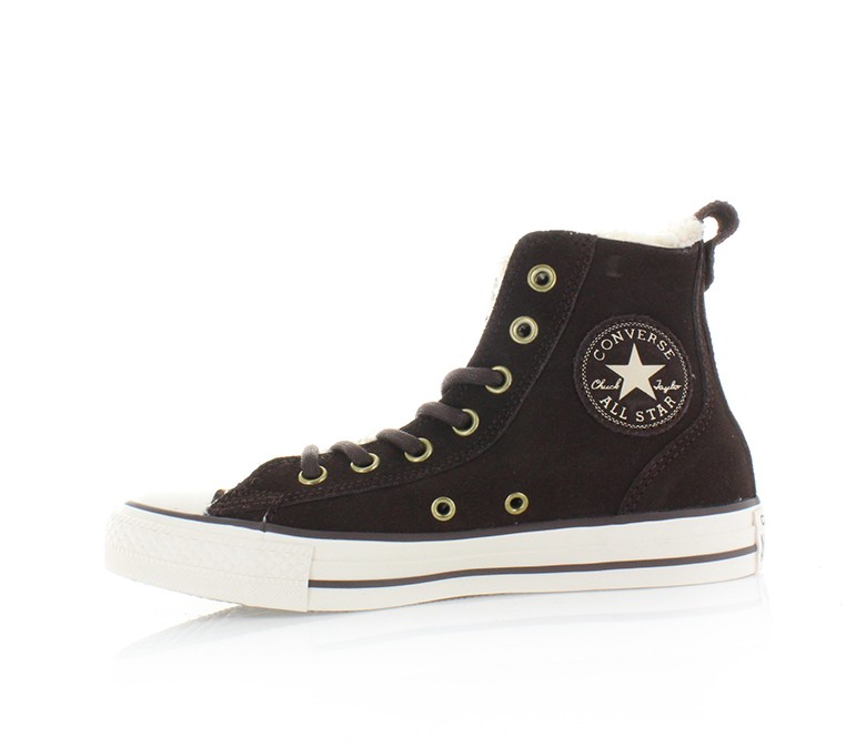 Barna női magas tornacipő Chuck Taylor All Star Chelsee