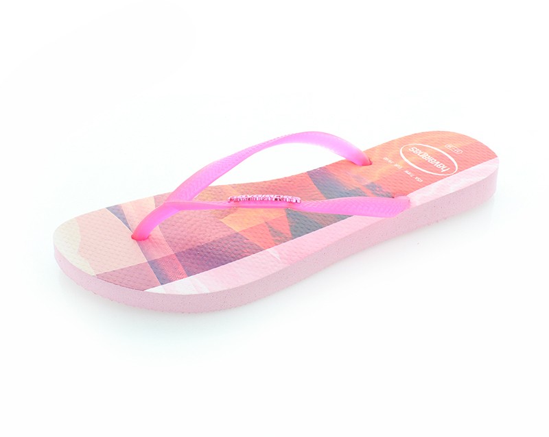 Rózsaszín papucs Havaianas Slim Paisage