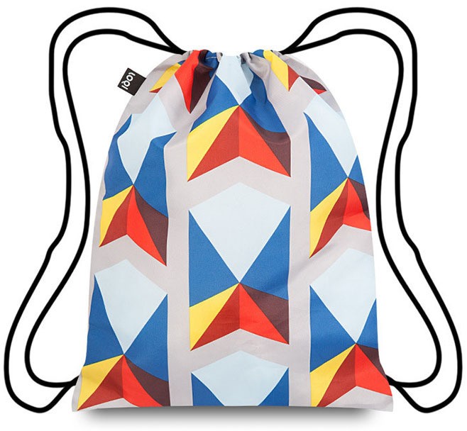 Szürke zsák Loqi Geometric Triangles