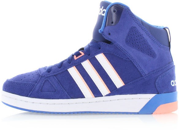 Lila női boka tornacipő ADIDAS Hoops Team MID W