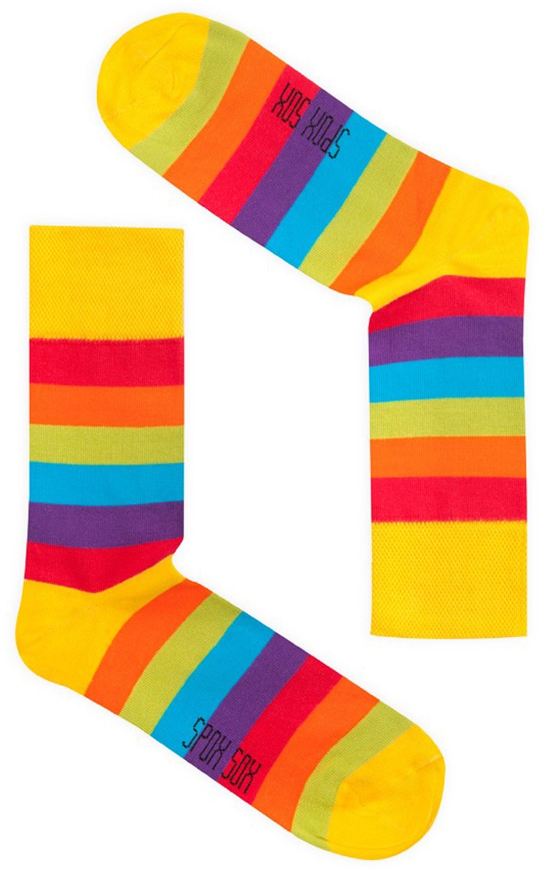 Többszínű unisex zokni Spox Sox Rainbow