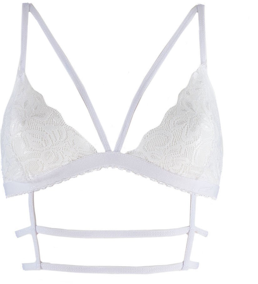 Fehér bralette melltartó Sasha
