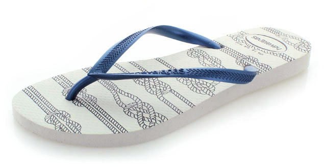 Kék-fehér papucs Havaianas Slim Nautical