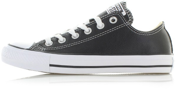 Fekete női alacsony tornacipő Chuck Taylor All Star Leather