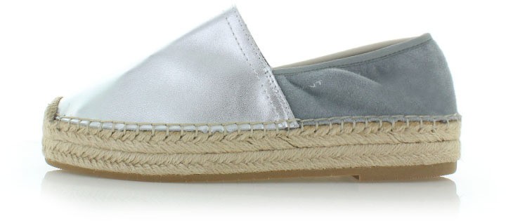Ezüst bőr mokaszin Capri 16561391