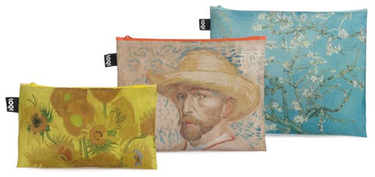 Három részes kozmetikai táska Van Gogh Museum Zip Pockets