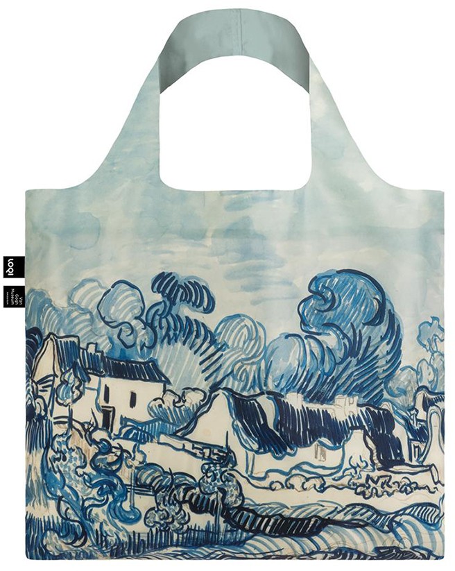 Kék táska Vincent Van Gogh Old Vineyard and Landscape Bag