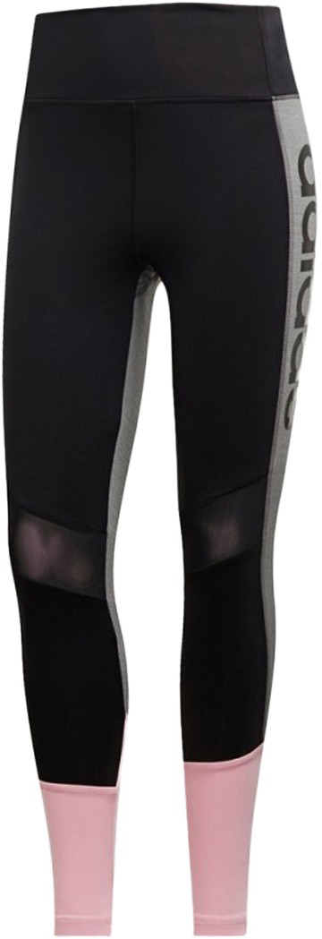 Fekete-rózsaszín női leggings Design 2 Move Colorblock Hi-Rise