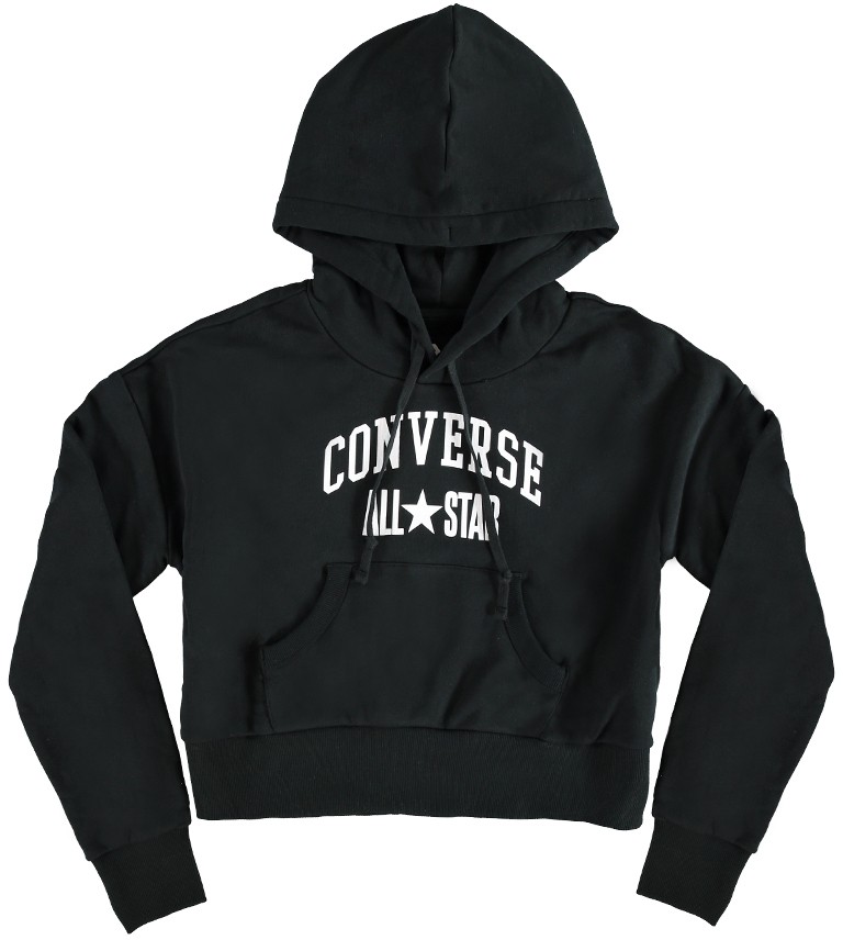 Fekete melegítőfelső All Star Pullover Hoodie