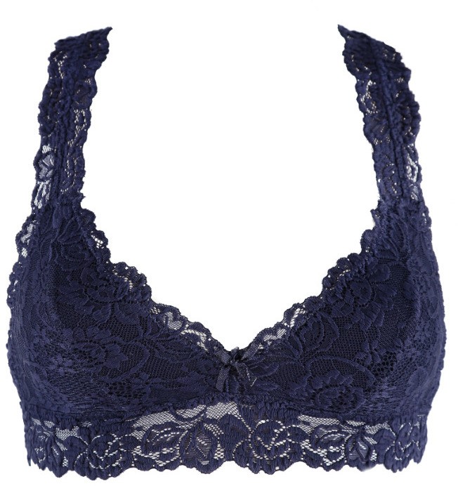 Sötétkék melltartó Just In Lace Bralette