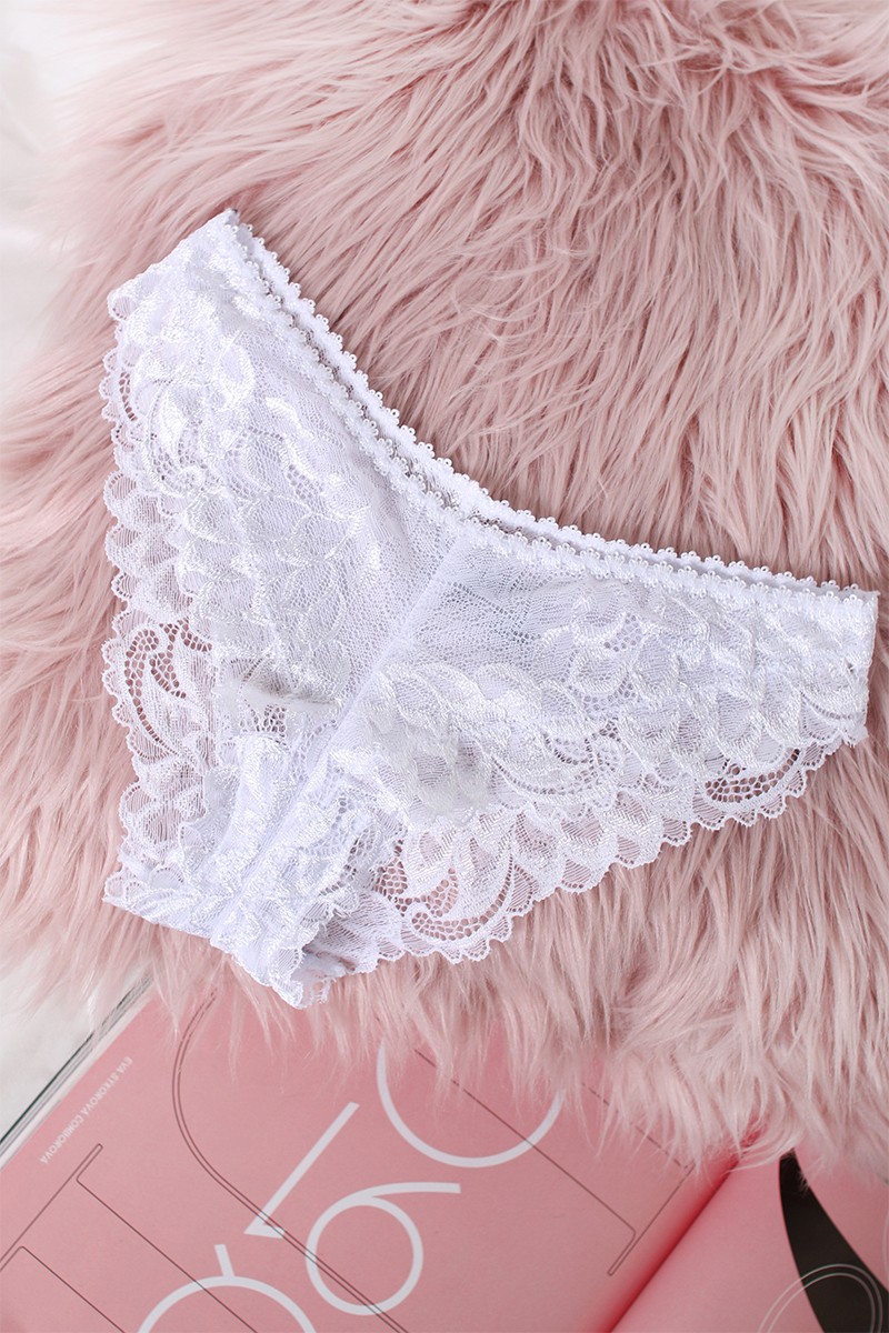Fehér alsó Botanical Daydream Bikini