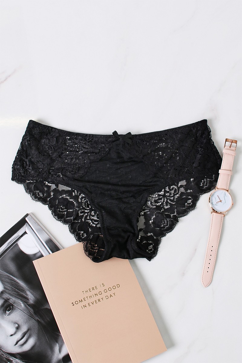 Fekete alsó Vintage Romance Hipster