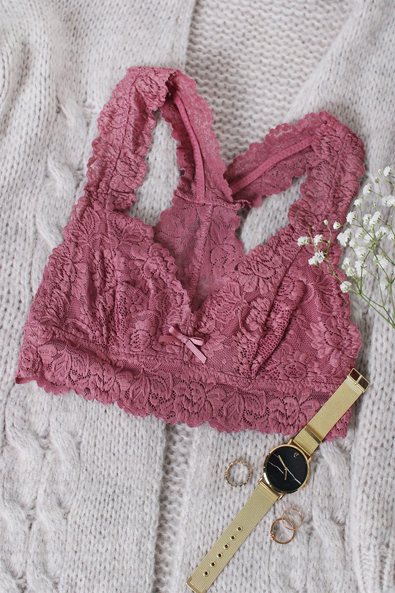 Lila melltartó Just In Lace Bralette