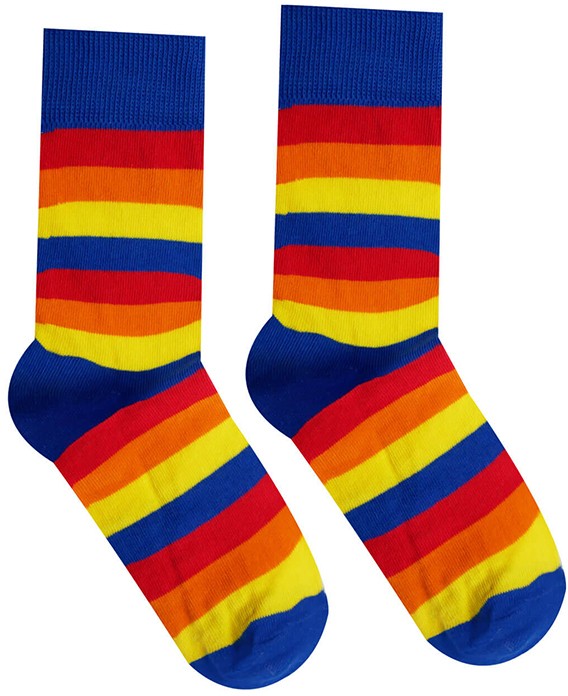 Törtfehér zokni Rainbow