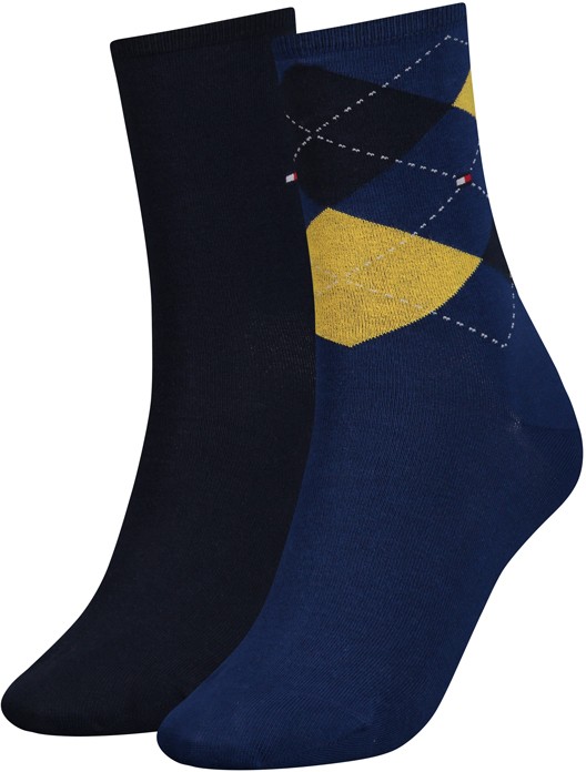 Kék zokni Check Sock - 2pack