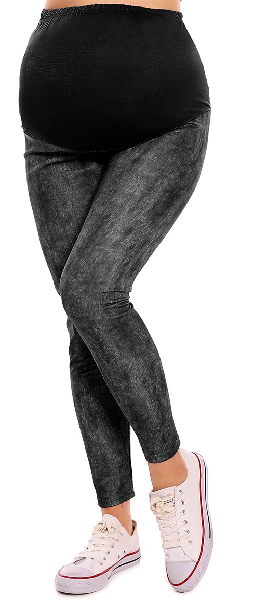 Fekete kismama leggings 1684