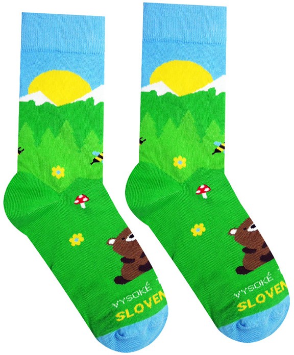 Többszínű zokni High Tatras Bear