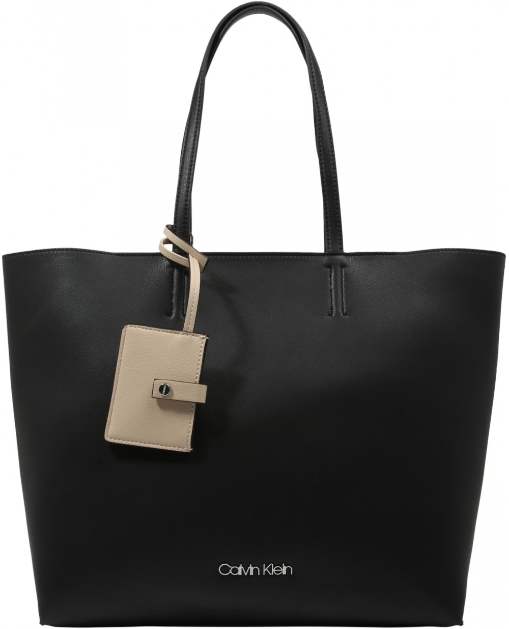 Shopper táska 'TACK SHOPPER' Calvin Klein Fekete Calvin Klein