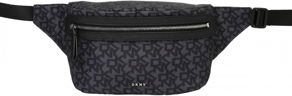 DKNY Övtáska 'CASEY-BELT BAG-T&C L'  fekete