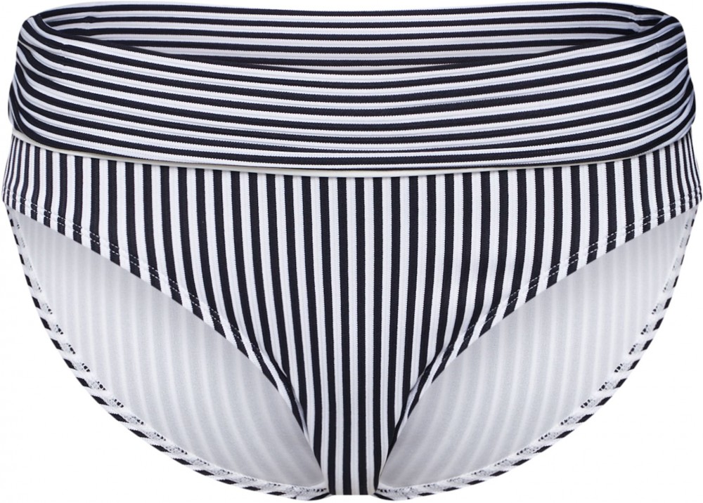 Hunkemöller Bikini nadrágok 'Straps & Stripes Fold Over Rio'  kék