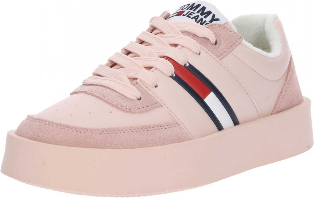 Rövid szárú edzőcipők 'TOMMY JEANS LIGHT SNEAKER' Tommy Jeans Rózsa Tommy Jeans