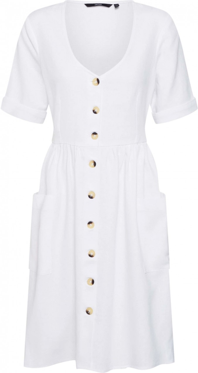 VERO MODA Nyári ruhák 'VMMALLI SS ABK DRESS WVN'  fehér